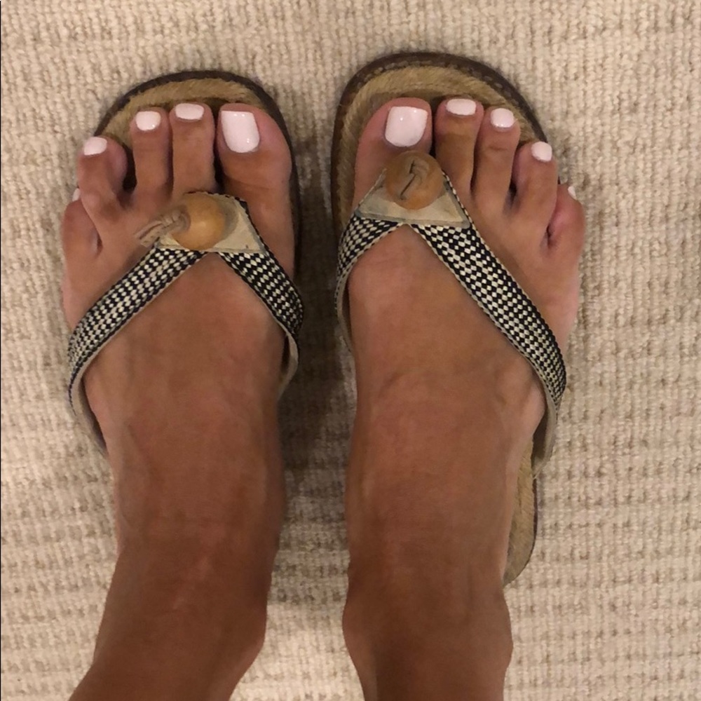 Kate Spade Black/white sandals